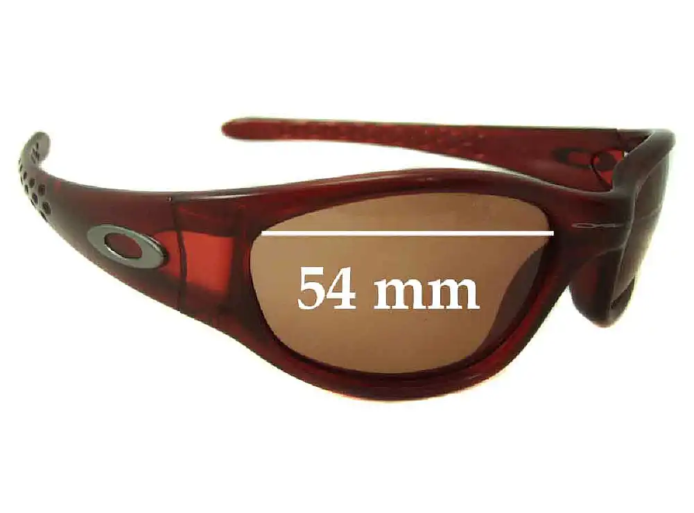 Sunglass Fix Replacement Lenses for Oakley Ten Old - 54mm Wide Sunglass Fix Replacement Lenses for Oakley Ten Old - 54mm Wide