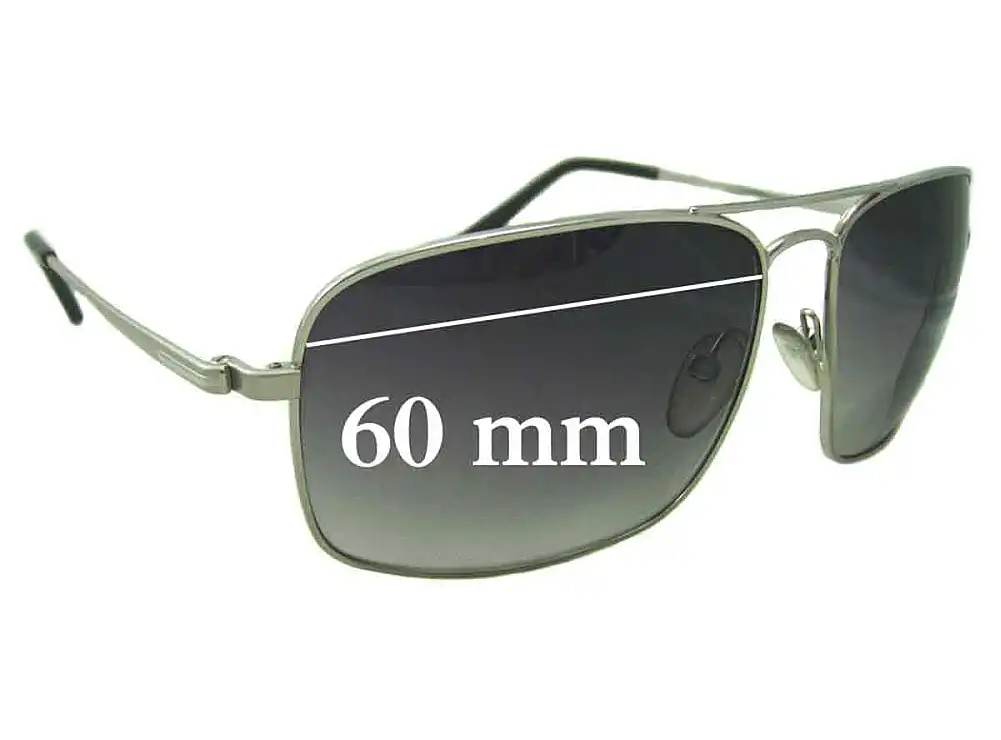 Sunglass Fix Replacement Lenses for Tom Ford Gregoire TF190 - 60mm Wide Sunglass Fix Replacement Lenses for Tom Ford Gregoire TF190 - 60mm Wide