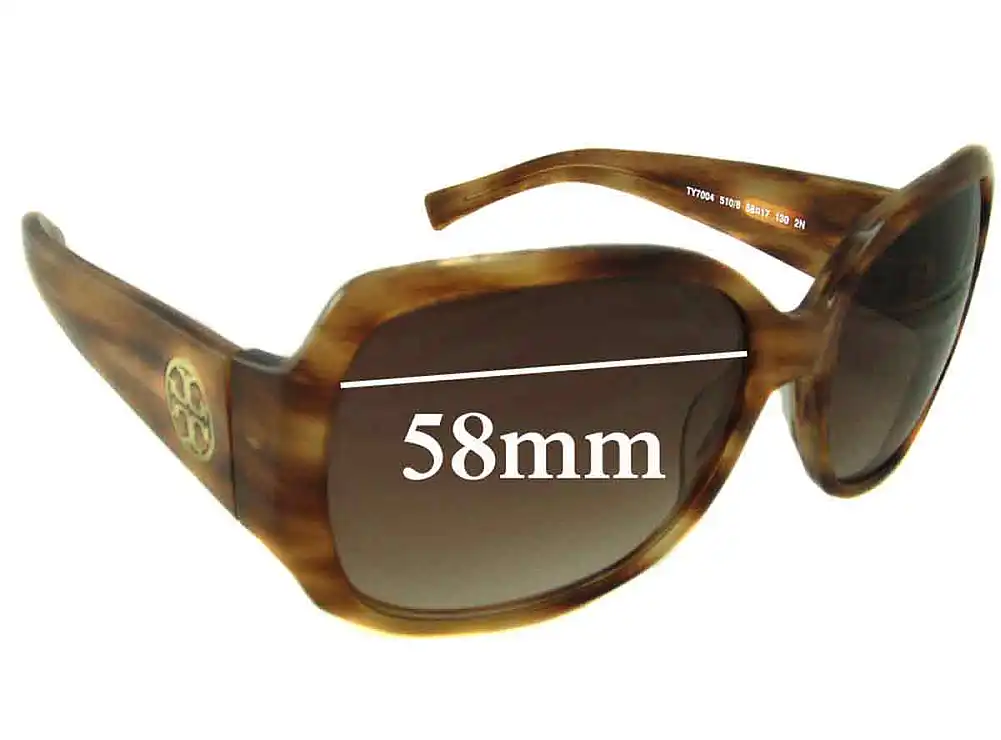 Sunglass Fix Replacement Lenses for Tory Burch TY7004 - 58mm Wide Sunglass Fix Replacement Lenses for Tory Burch TY7004 - 58mm Wide