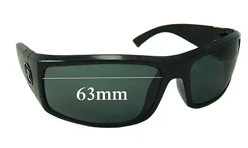 Sunglass Fix Replacement Lenses for Von Zipper Kickstand Newer - 63mm Wide Sunglass Fix Replacement Lenses for Von Zipper Kickstand Newer - 63mm Wide