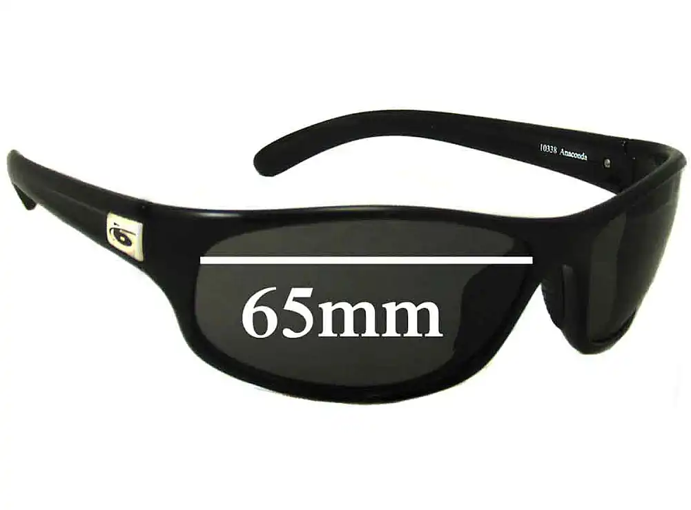 Sunglass Fix Replacement Lenses for Bolle Anaconda Newer Style - 65mm Wide Sunglass Fix Replacement Lenses for Bolle Anaconda Newer Style - 65mm Wide