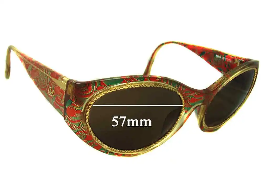 Sunglass Fix Replacement Lenses for Christian Lacroix Lacroix 7390 - 57mm Wide Sunglass Fix Replacement Lenses for Christian Lacroix Lacroix 7390 - 57mm Wide
