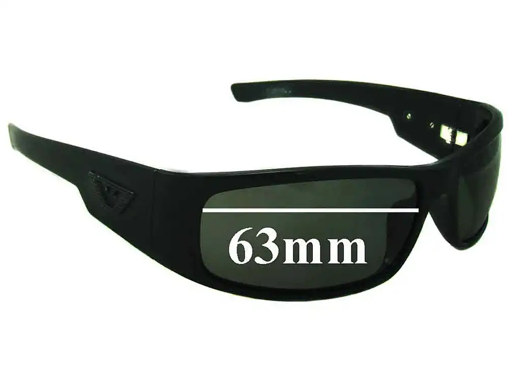 Sunglass Fix Replacement Lenses for Emporio Armani Unknown Model - 63mm Wide Sunglass Fix Replacement Lenses for Emporio Armani Unknown Model - 63mm Wide