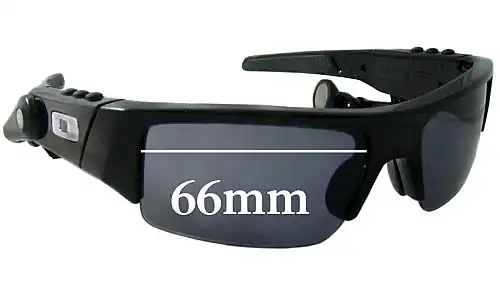 Sunglass Fix Replacement Lenses for Oakley Thump O Rokr - 66mm Wide Sunglass Fix Replacement Lenses for Oakley Thump O Rokr - 66mm Wide