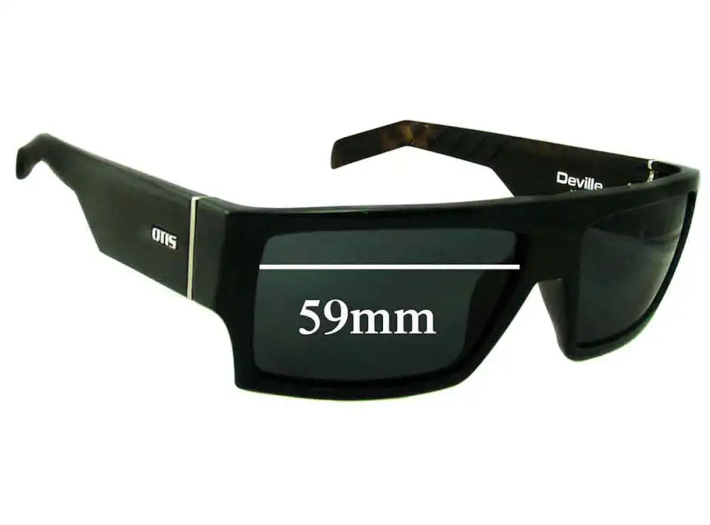 Sunglass Fix Replacement Lenses for Otis Deville - 59mm Wide Sunglass Fix Replacement Lenses for Otis Deville - 59mm Wide