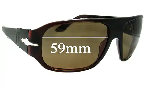Sunglass Fix Replacement Lenses for Persol 2839-S - 59mm Wide Sunglass Fix Replacement Lenses for Persol 2839-S - 59mm Wide