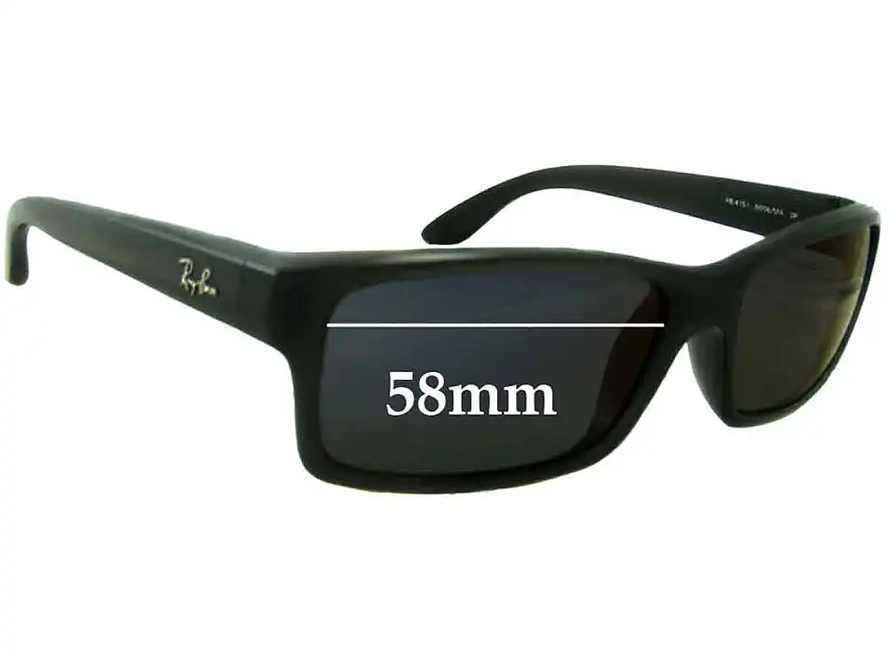 Sunglass Fix Replacement Lenses for Ray-Ban RB4151 - 59mm Wide Sunglass Fix Replacement Lenses for Ray-Ban RB4151 - 59mm Wide