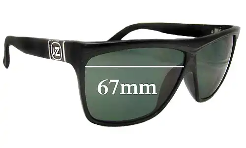 Sunglass Fix Replacement Lenses for Von Zipper Giggles - 67mm Wide Sunglass Fix Replacement Lenses for Von Zipper Giggles - 67mm Wide