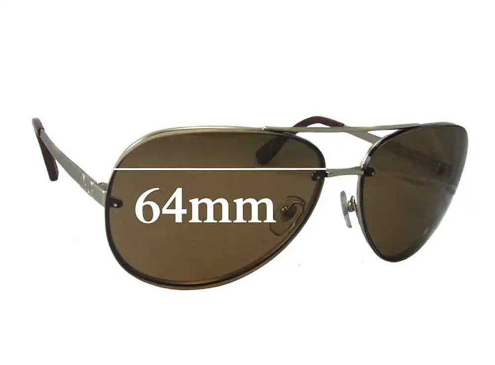 Sunglass Fix Replacement Lenses for Dolce & Gabbana DG6086 - 64mm Wide Sunglass Fix Replacement Lenses for Dolce & Gabbana DG6086 - 64mm Wide