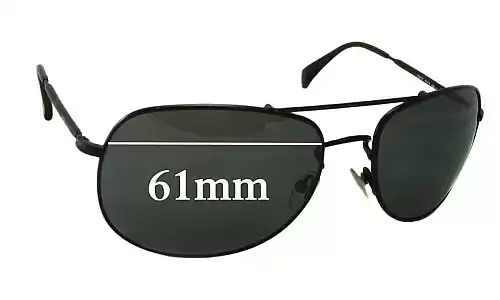 Sunglass Fix Replacement Lenses for Giorgio Armani OPDEHY - 61mm Wide Sunglass Fix Replacement Lenses for Giorgio Armani OPDEHY - 61mm Wide