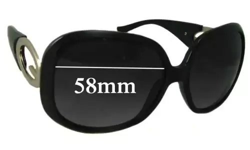 Sunglass Fix Replacement Lenses for Guess GU7017 - 58mm Wide Sunglass Fix Replacement Lenses for Guess GU7017 - 58mm Wide