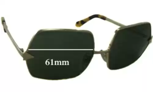 Sunglass Fix Replacement Lenses for Karen Walker The Prisoner - 61mm Wide Sunglass Fix Replacement Lenses for Karen Walker The Prisoner - 61mm Wide