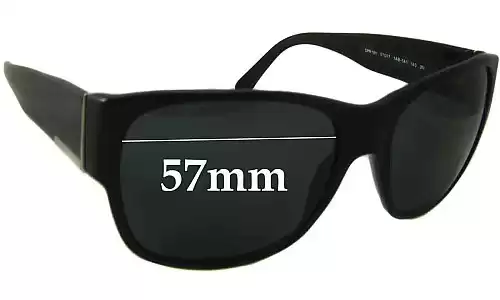 Sunglass Fix Replacement Lenses for Prada SPR18H - 57mm Wide Sunglass Fix Replacement Lenses for Prada SPR18H - 57mm Wide