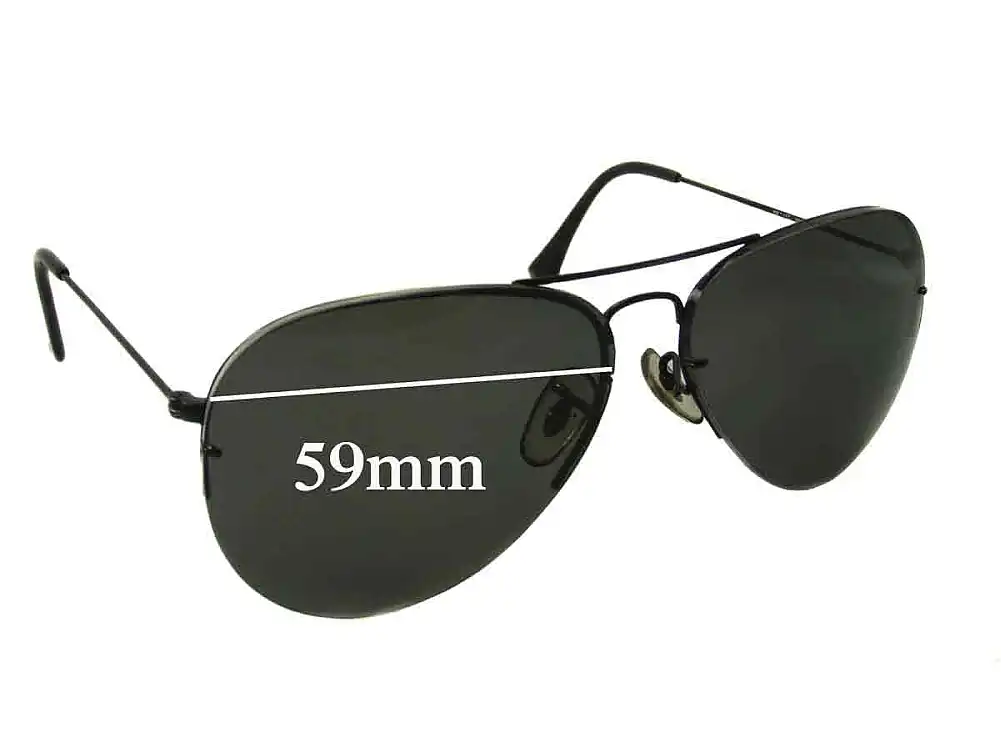 Sunglass Fix Replacement Lenses for Ray-Ban RB3450 - 59mm Wide Sunglass Fix Replacement Lenses for Ray-Ban RB3450 - 59mm Wide