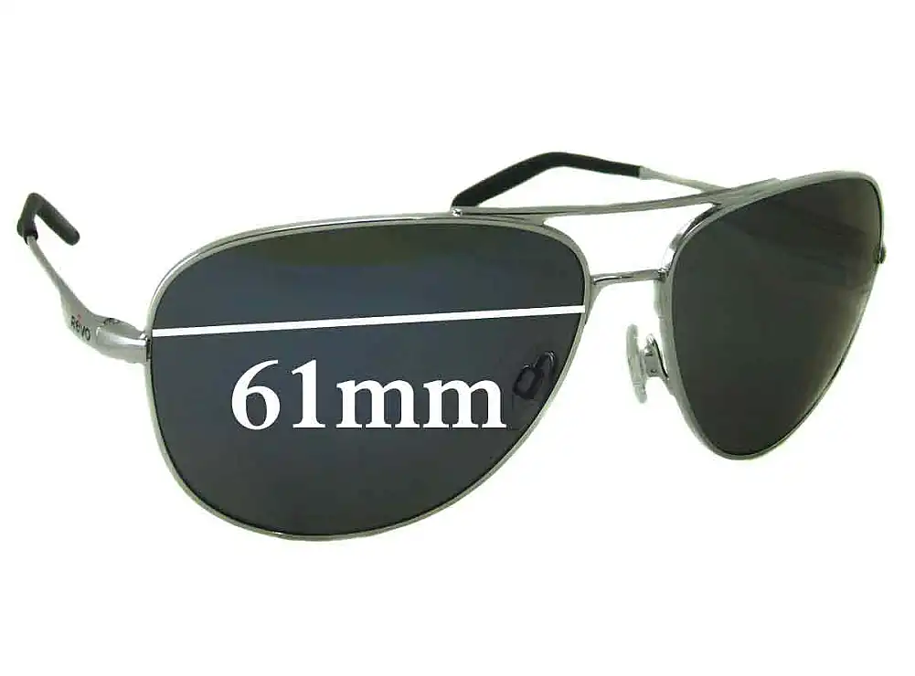 Sunglass Fix Replacement Lenses for Revo RE3087 Windspeed - 61mm Wide Sunglass Fix Replacement Lenses for Revo RE3087 Windspeed - 61mm Wide