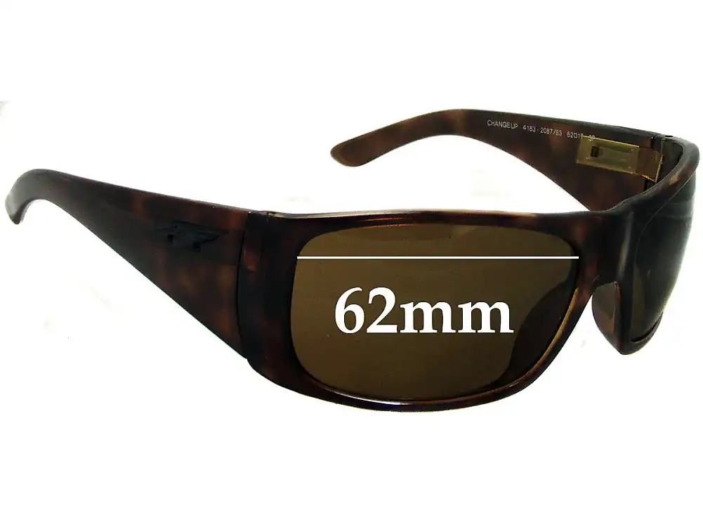 Sunglass Fix Replacement Lenses for Arnette Change Up AN4183 - 62mm Wide Sunglass Fix Replacement Lenses for Arnette Change Up AN4183 - 62mm Wide