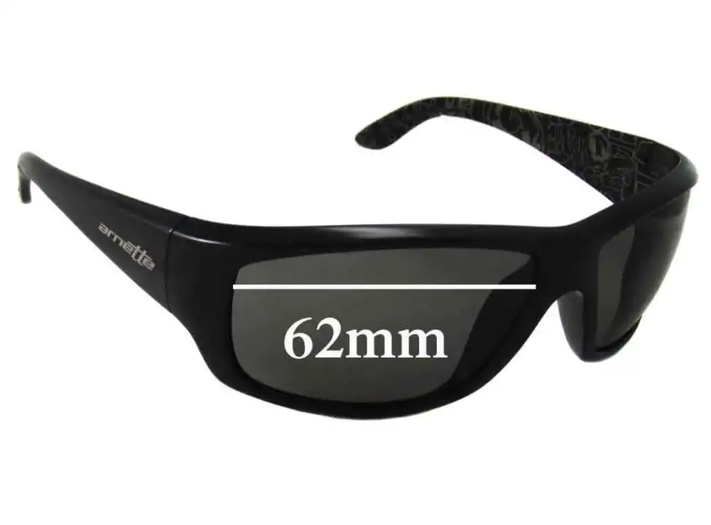 Sunglass Fix Replacement Lenses for Arnette Cheat Sheet AN4166 - 62mm Wide Sunglass Fix Replacement Lenses for Arnette Cheat Sheet AN4166 - 62mm Wide