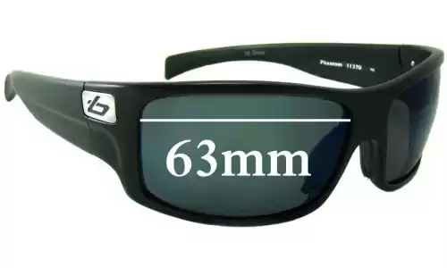 Sunglass Fix Replacement Lenses for Bolle Phantom 11370 - 63mm Wide Sunglass Fix Replacement Lenses for Bolle Phantom 11370 - 63mm Wide