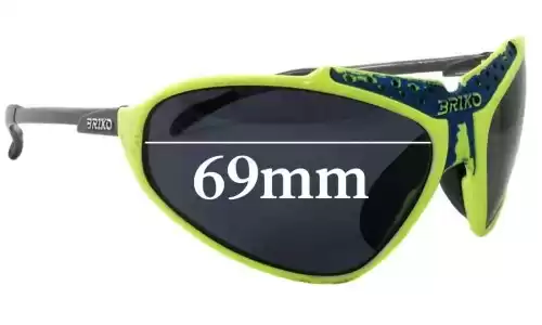 Sunglass Fix Replacement Lenses for Briko Stinger - 69mm Wide Briko Stinger Replacement Lenses 69mm wide