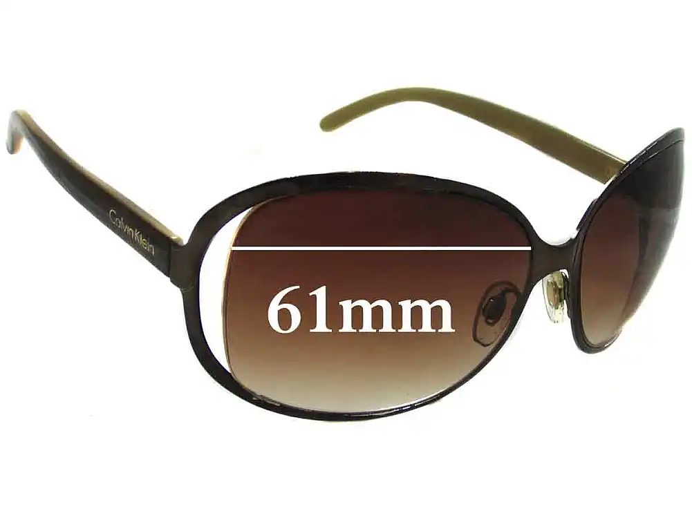 Sunglass Fix Replacement Lenses for Calvin Klein R334S - 61mm Wide Sunglass Fix Replacement Lenses for Calvin Klein R334S - 61mm Wide