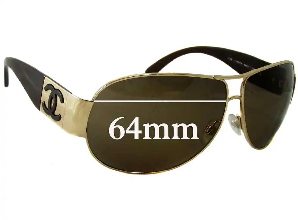 Sunglass Fix Replacement Lenses for Chanel 4128 - 64mm Wide Sunglass Fix Replacement Lenses for Chanel 4128 - 64mm Wide