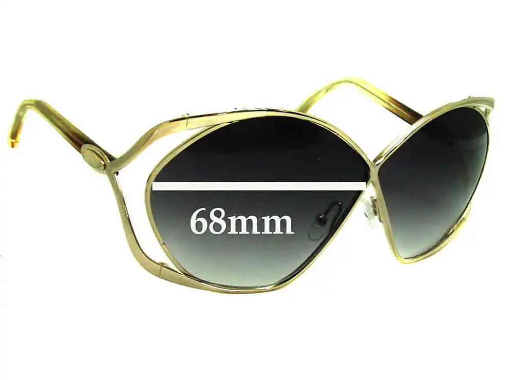Sunglass Fix Replacement Lenses for Christian Dior 2056 - 68mm Wide Sunglass Fix Replacement Lenses for Christian Dior 2056 - 68mm Wide