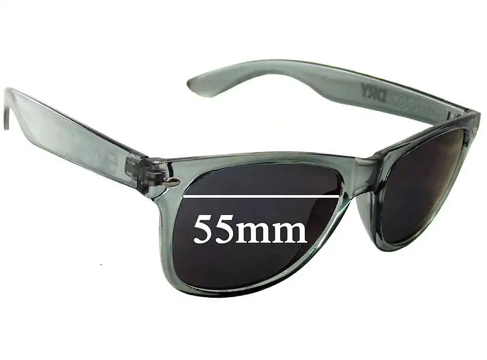 Sunglass Fix Replacement Lenses for Fyve Carlton Dry - 55mm Wide Sunglass Fix Replacement Lenses for Fyve Carlton Dry - 55mm Wide