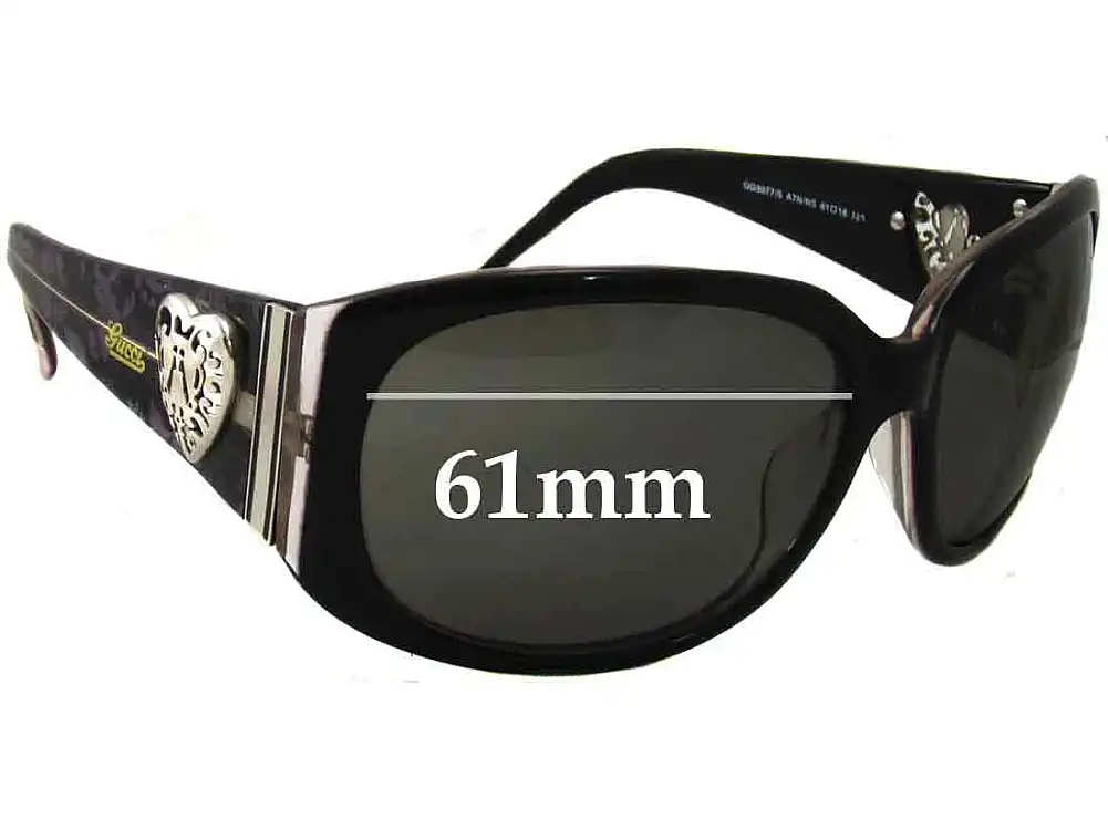 Sunglass Fix Replacement Lenses for Gucci GG3077/S - 61mm Wide Sunglass Fix Replacement Lenses for Gucci GG3077/S - 61mm Wide