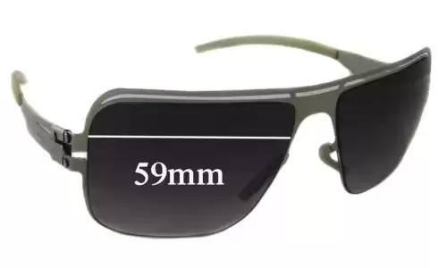 Sunglass Fix Replacement Lenses for IC! Berlin Sly - 59mm Wide Sunglass Fix Replacement Lenses for IC! Berlin Sly - 59mm Wide