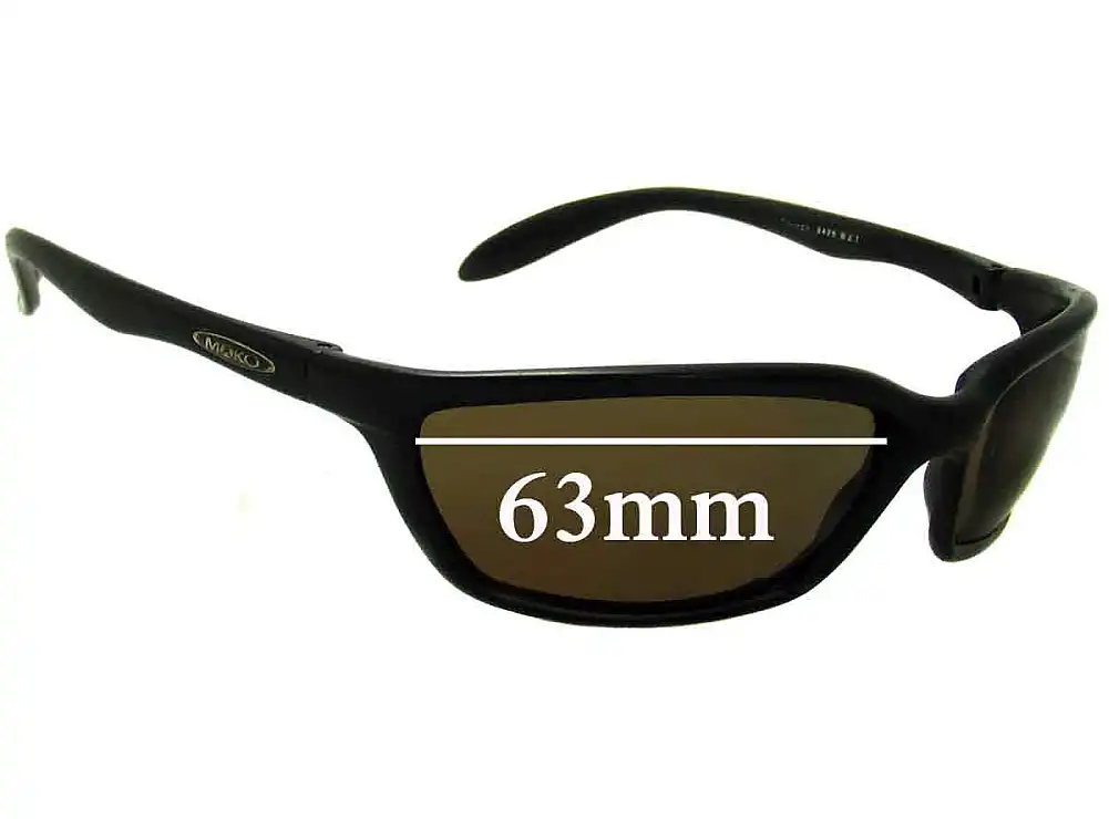 Sunglass Fix Replacement Lenses for Mako Savage 9425 - 63mm Wide Sunglass Fix Replacement Lenses for Mako Savage 9425 - 63mm Wide