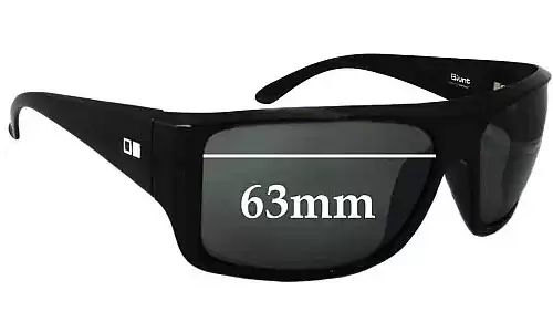 Sunglass Fix Replacement Lenses for Otis Blunt - 63mm Wide Sunglass Fix Replacement Lenses for Otis Blunt - 63mm Wide