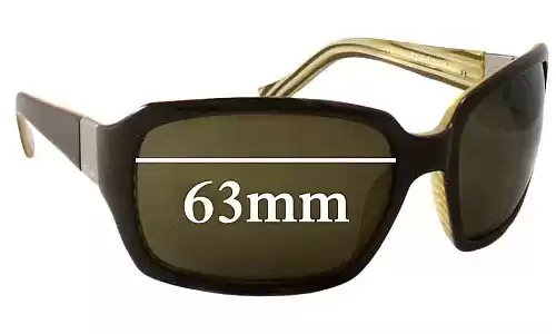 Sunglass Fix Replacement Lenses for Otis Lola Bridges - 63mm Wide Otis Lola Bridges Replacement Lenses 63mm wide