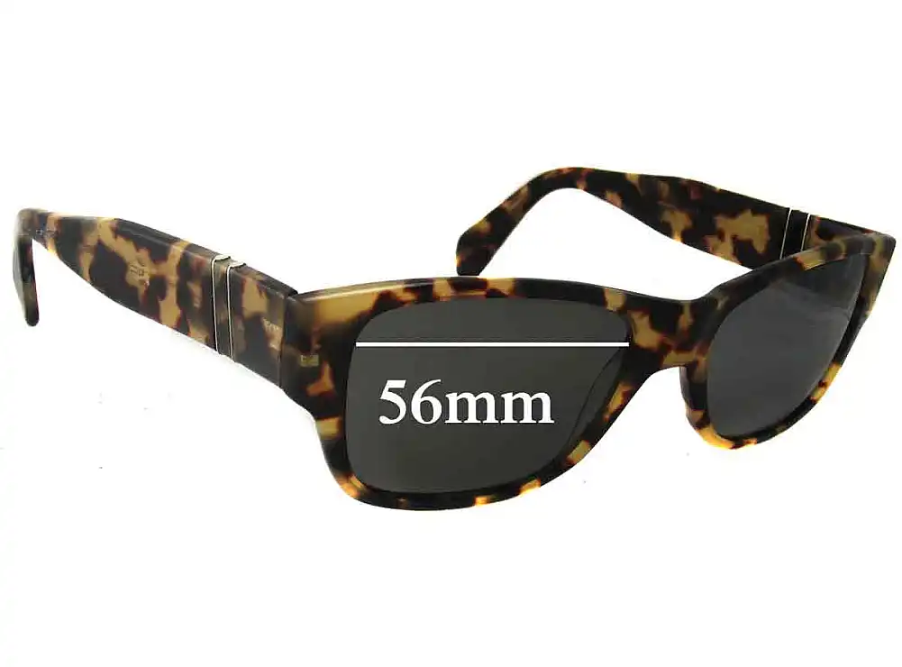 Sunglass Fix Replacement Lenses for Persol 142 - 56mm Wide Sunglass Fix Replacement Lenses for Persol 142 - 56mm Wide