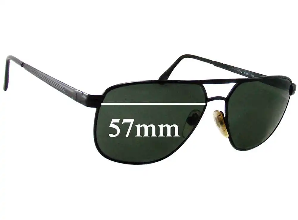 Sunglass Fix Replacement Lenses for Persol 2026-S - 57mm Wide Sunglass Fix Replacement Lenses for Persol 2026-S - 57mm Wide