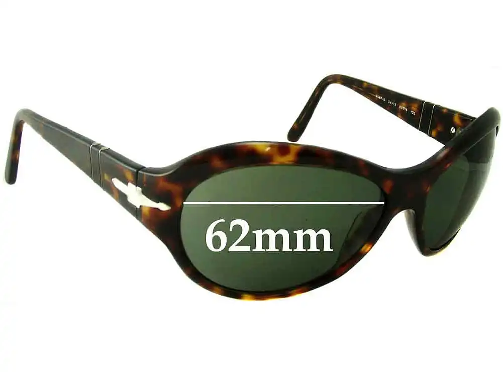 Sunglass Fix Replacement Lenses for Persol 2787-S - 62mm Wide Sunglass Fix Replacement Lenses for Persol 2787-S - 62mm Wide