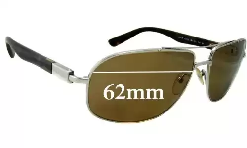 Sunglass Fix Replacement Lenses for Prada SPR57N - 62mm Wide Sunglass Fix Replacement Lenses for Prada SPR57N - 62mm Wide
