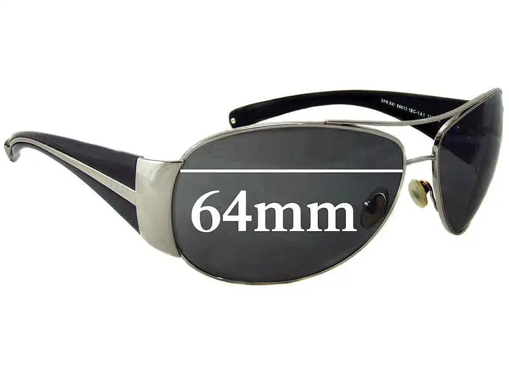 Sunglass Fix Replacement Lenses for Prada SPR64I - 64mm Wide Sunglass Fix Replacement Lenses for Prada SPR64I - 64mm Wide