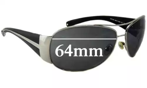 Sunglass Fix Replacement Lenses for Prada SPR64I - 64mm Wide Sunglass Fix Replacement Lenses for Prada SPR64I - 64mm Wide