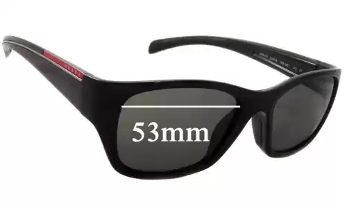 Sunglass Fix Replacement Lenses for Prada SPS07I - 53mm Wide Sunglass Fix Replacement Lenses for Prada SPS07I - 53mm Wide
