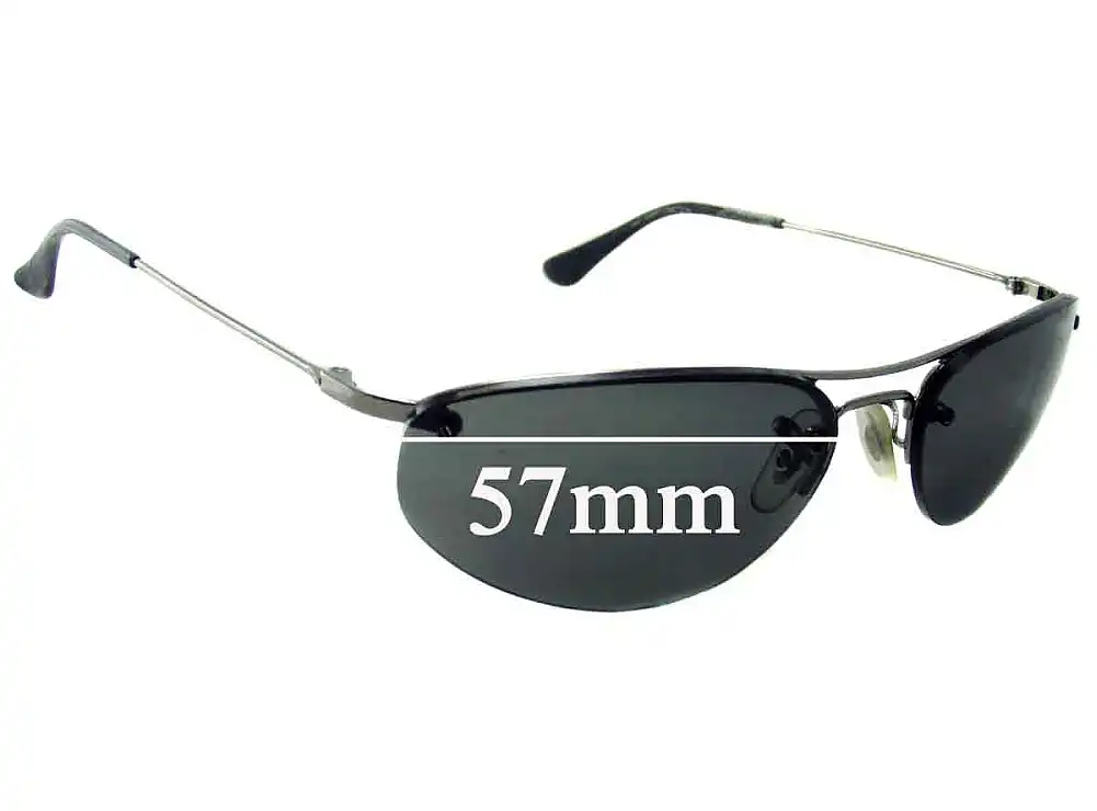 Sunglass Fix Replacement Lenses for Ray-Ban RB3155 - 57mm Wide Sunglass Fix Replacement Lenses for Ray-Ban RB3155 - 57mm Wide