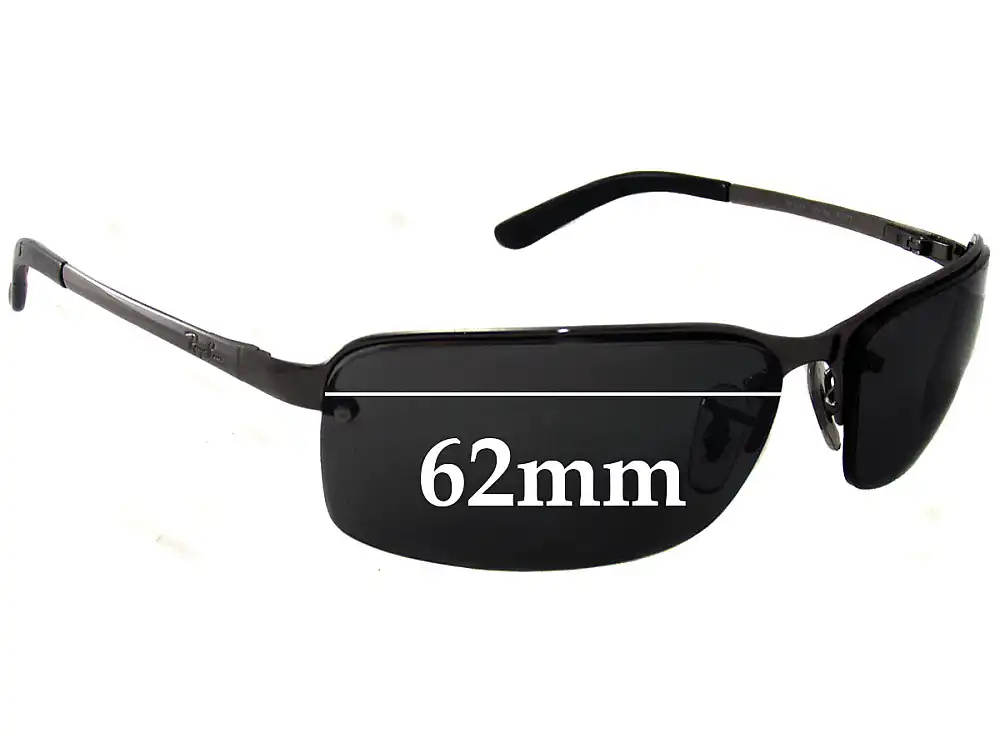 Sunglass Fix Replacement Lenses for Ray-Ban RB3217 (Equal Sized Holes) - 62mm Wide Sunglass Fix Replacement Lenses for Ray-Ban RB3217 (Equal Sized Holes) - 62mm Wide
