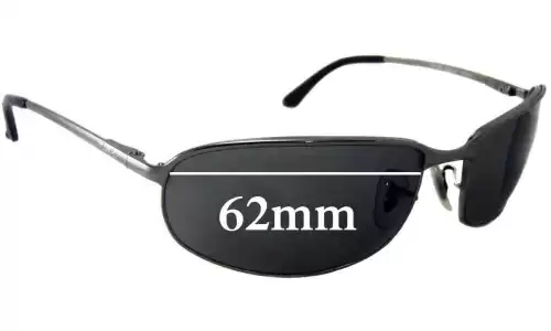 Sunglass Fix Replacement Lenses for Ray-Ban RB3220 - 62mm Wide Ray-Ban RB3220 Replacement Lenses 62mm wide