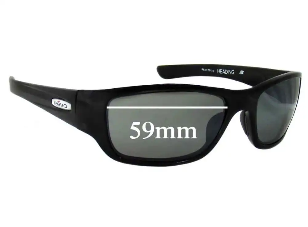 Sunglass Fix Replacement Lenses for Revo RE4058 - 59mm Wide Sunglass Fix Replacement Lenses for Revo RE4058 - 59mm Wide