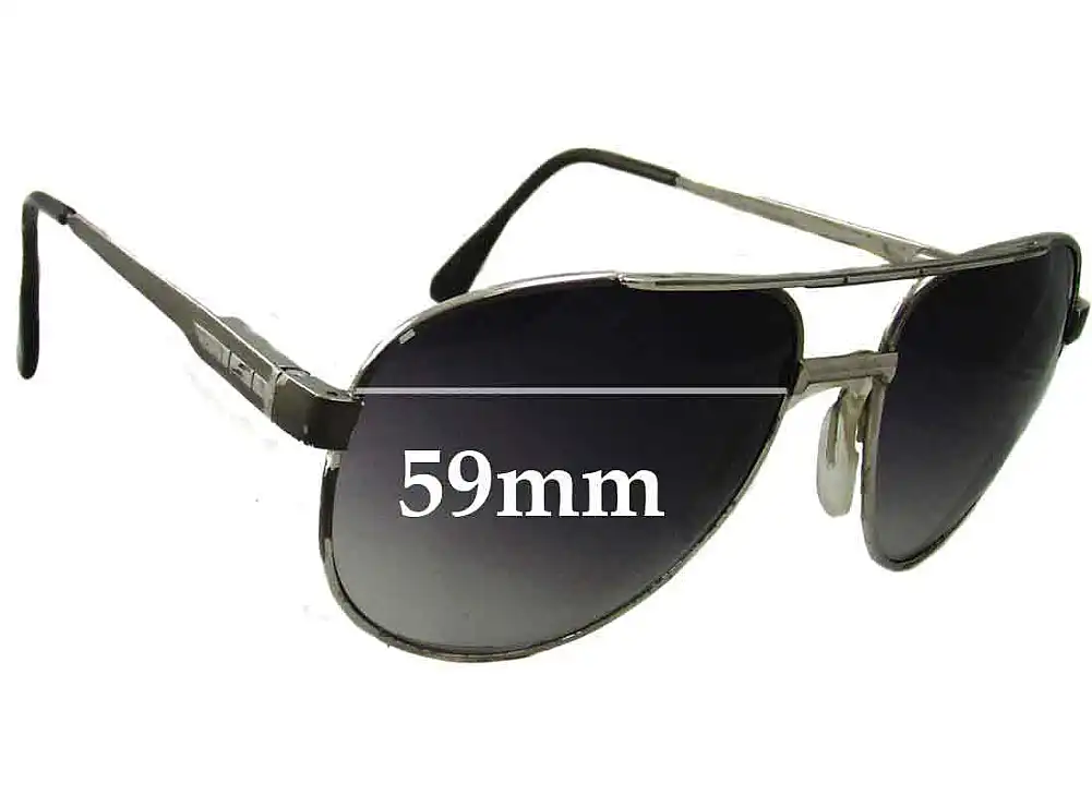 Sunglass Fix Replacement Lenses for Safilo Aviator Style - 59mm Wide Sunglass Fix Replacement Lenses for Safilo Aviator Style - 59mm Wide