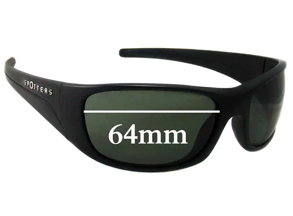 Sunglass Fix Replacement Lenses for Spotters Alpha 2015 & Prior - 64mm Wide Sunglass Fix Replacement Lenses for Spotters Alpha 2015 & Prior - 64mm Wide