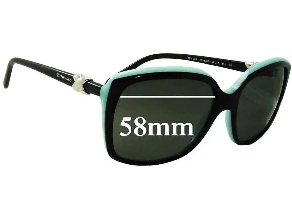 Sunglass Fix Replacement Lenses for Tiffany & Co TF 4076 - 58mm Wide Sunglass Fix Replacement Lenses for Tiffany & Co TF 4076 - 58mm Wide