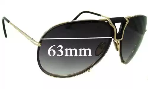 Sunglass Fix Replacement Lenses for Tom Ford Hawkings FT0001 772 - 63mm Wide Tom Ford Hawkings FT0001 772 Replacement Lenses 63mm wide