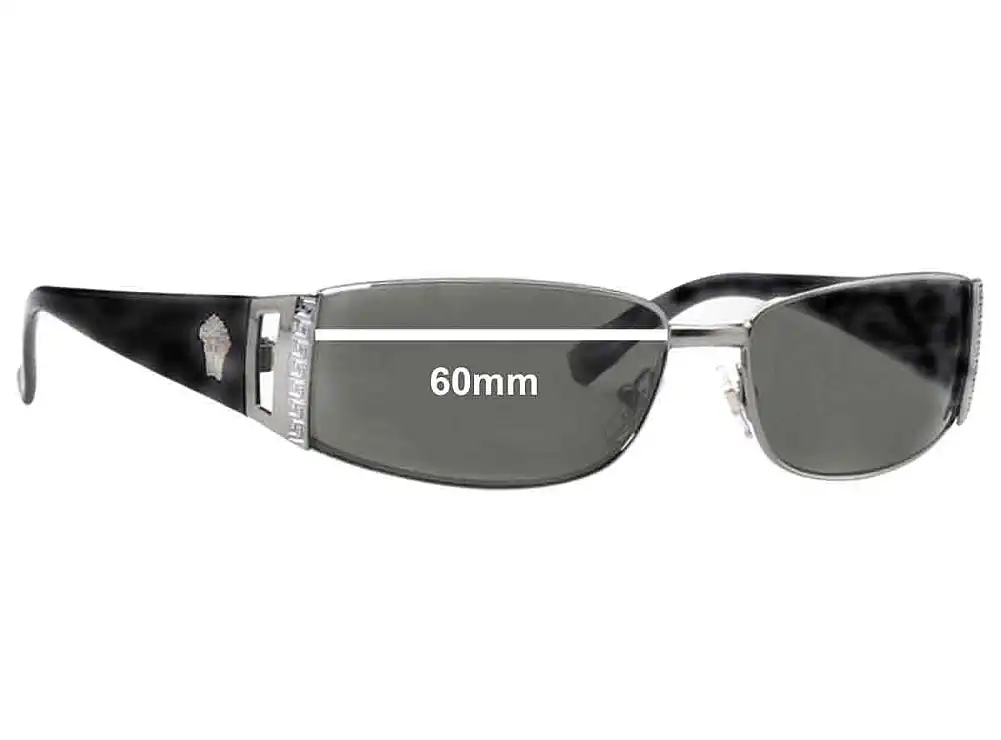 Sunglass Fix Replacement Lenses for Versace MOD 2021 - 60mm Wide Sunglass Fix Replacement Lenses for Versace MOD 2021 - 60mm Wide