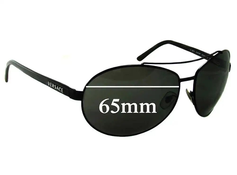 Sunglass Fix Replacement Lenses for Versace MOD 2070 - 65mm Wide Sunglass Fix Replacement Lenses for Versace MOD 2070 - 65mm Wide