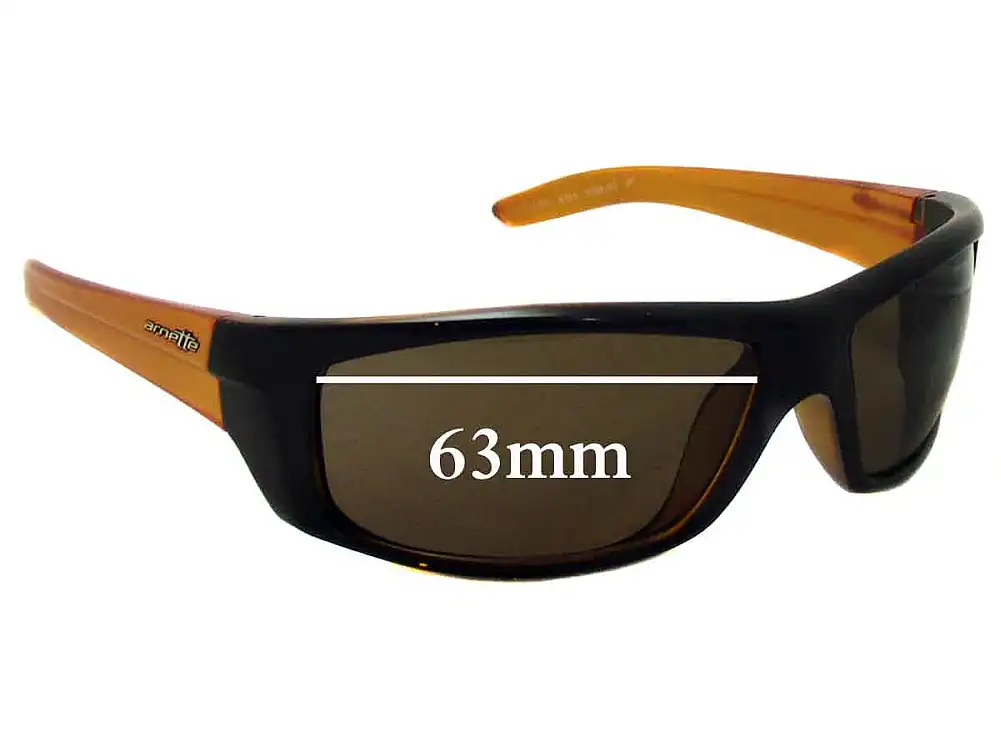 Sunglass Fix Replacement Lenses for Arnette Boneyard AN4165 - 63mm Wide Sunglass Fix Replacement Lenses for Arnette Boneyard AN4165 - 63mm Wide